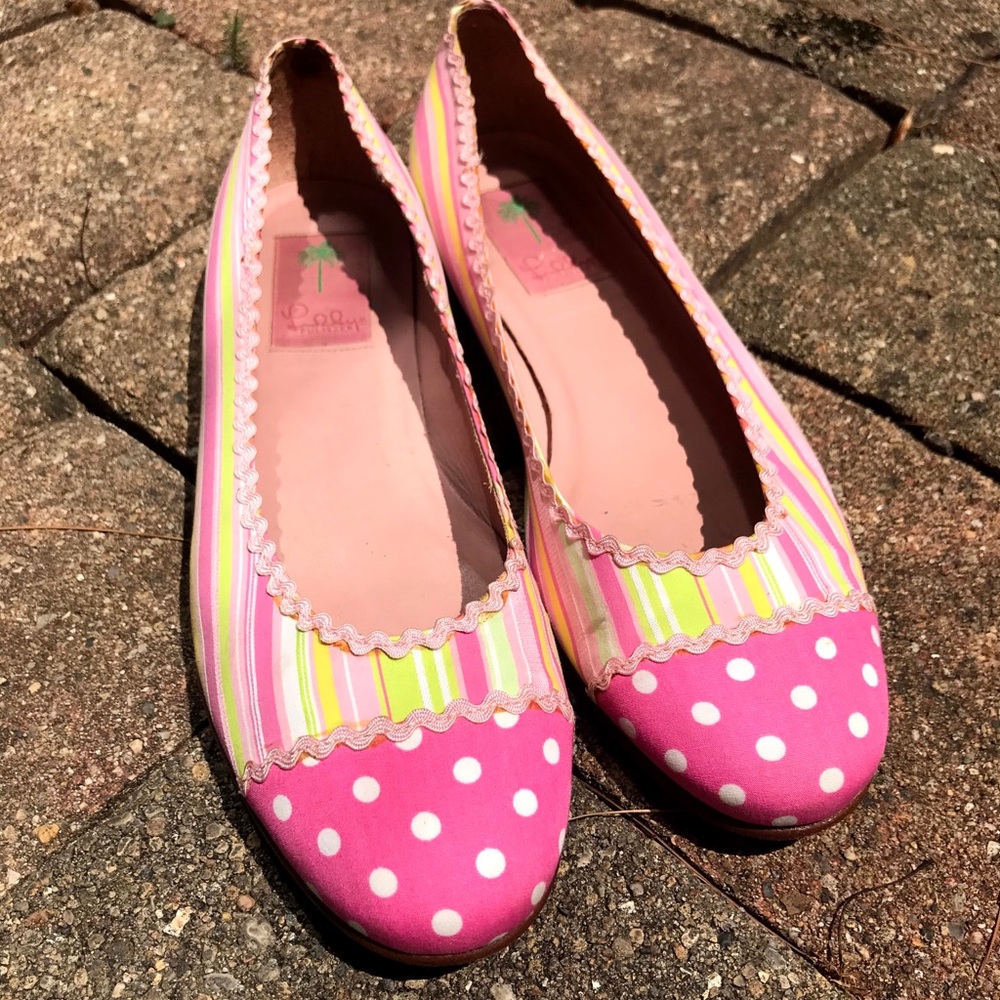 *VINTAGE* Lily Pulitzer Ballet Flats 🌸🌼